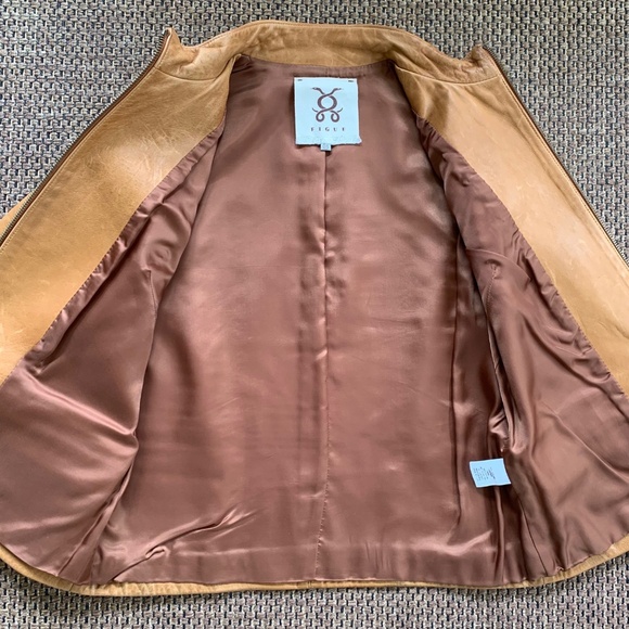 FIGUE Zip Leather Jacket - Picture 5 of 11